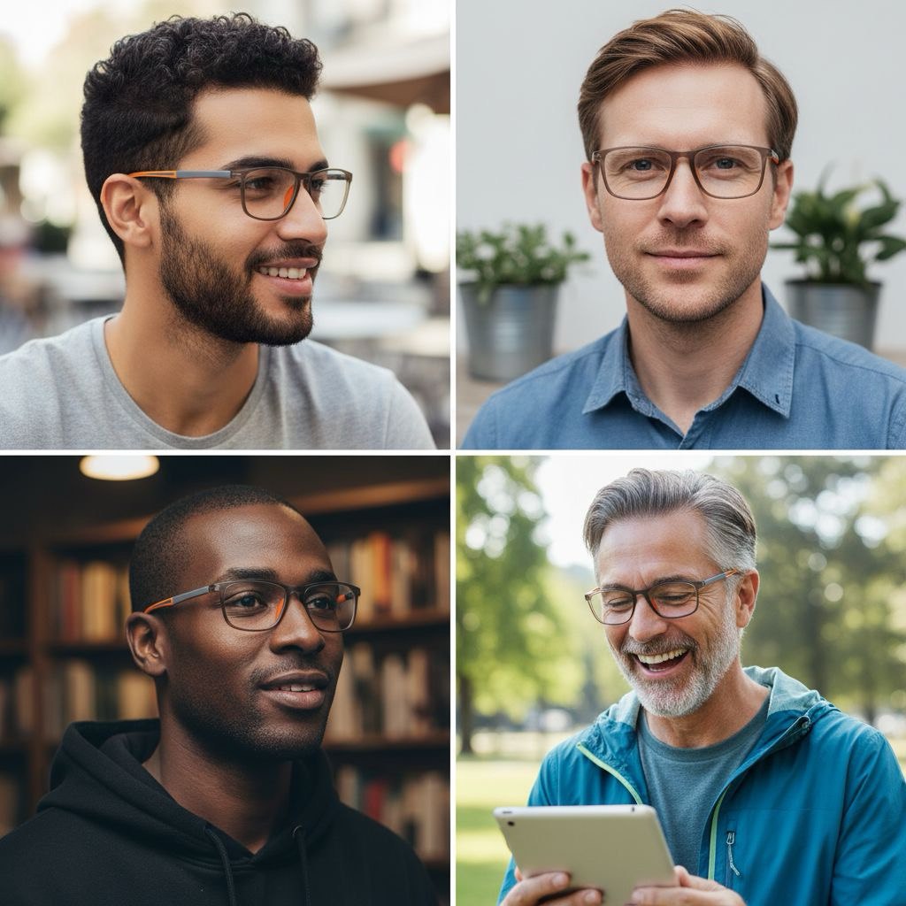 Lunettes intelligentes photochromiques