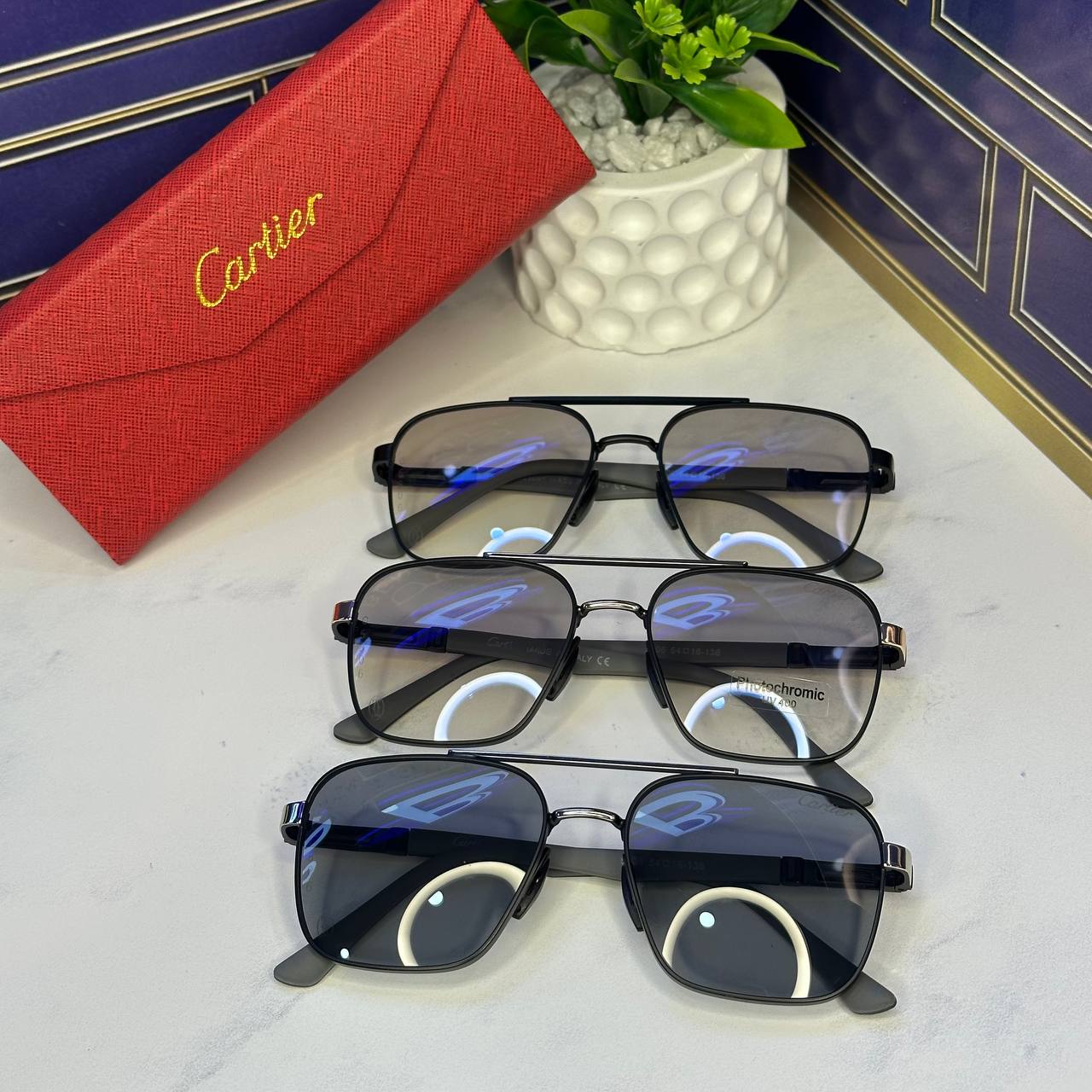 Lunettes cartier 4 Saisons Élégantes Métal