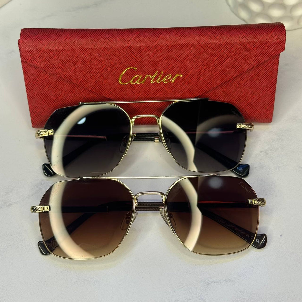 Lunettes Cartier Classic Gold