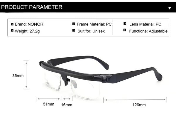 Lunettes Adjustable Vision